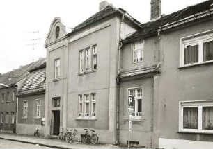 Belgern, Oschatzer Straße 7. Wohnhaus, Kindergarten (um 1905). Straßenansicht