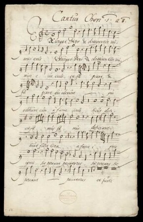 Cantus Chori 1