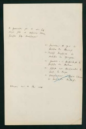 Belegungen Sommersemester 1867
