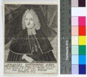 Porträt des evangelischen Theologen und Orientalisten Johannes Bernhard Hahn