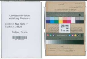 Entnazifizierung Emma Peltzer , geb. 30.09.1896 ()