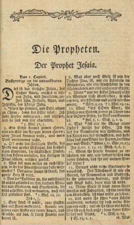 Der Prophet Jesaia