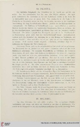 III. Plastik