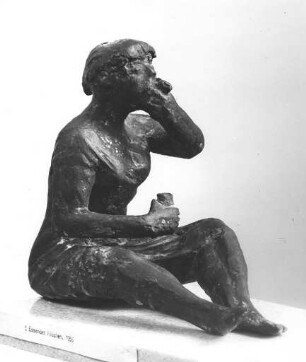 Essendes Mädchen