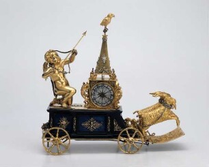 Automatenuhr mit beweglichen Figuren