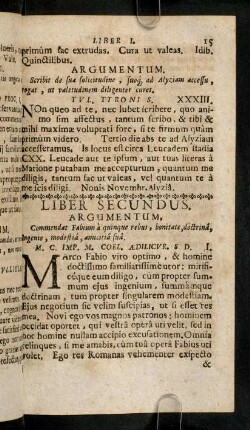 15-32, Liber Secundus