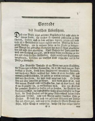 Vorrede des deutschen Uebersetzers.
