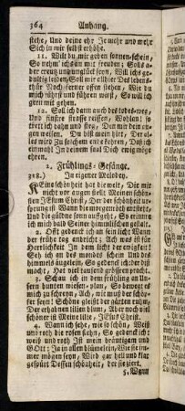 364-376, 2. Frühlingsgesänge - Von der Liebe Gottes