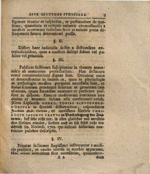 Dissertatio Inavgvralis Medica De Cadaveris Inspectione Sive Sectione Legali