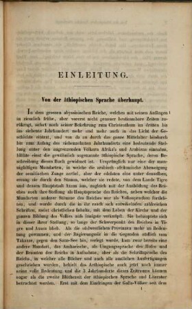 Grammatik der äthiopischen Sprache