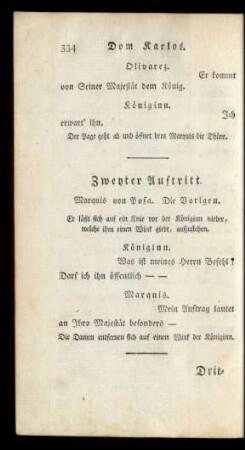 Zweyter Auftritt. Marquis von Posa. Die Vorigen