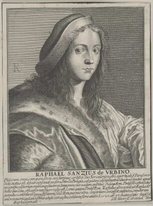 Bildnis des Raphael Sanzius de Vrbino