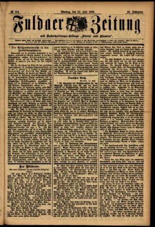 Ausgabe vom Montag, den 20. Juli 1896.
