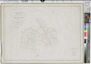 Münster Überwasser (Münster), Teilung der Toppheide, Bl. 2 Brouillonkarte Nünningerfeld