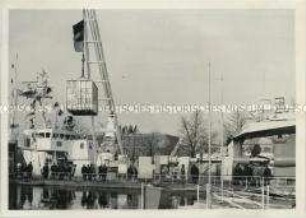 Schiffsbau-Ausstellung auf der Leipziger Frühjahrsmesse