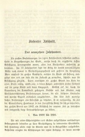 Siebenter Abschnitt. Das neunzehnte Jahrhundert.