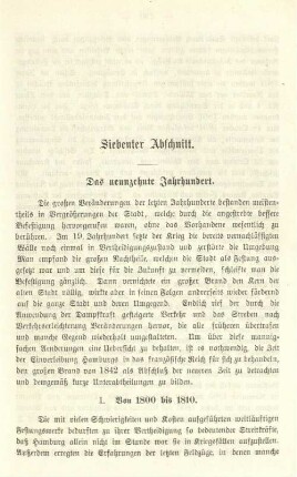 Siebenter Abschnitt. Das neunzehnte Jahrhundert.