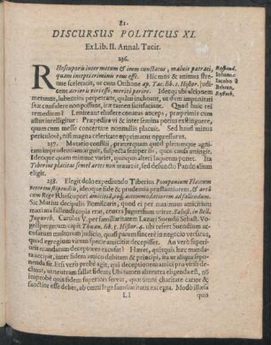 Discursus Politicus XI. - XII.