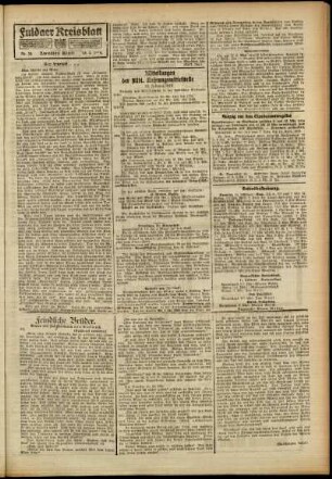 Zweite Ausgabe vom Samstag, den 15. Februar 1919.