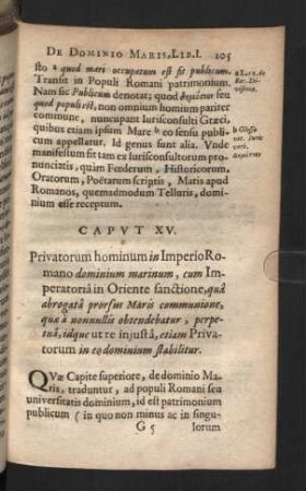 Caput XV. - XXI.