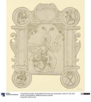 Wappentafel der Familie Hans Kastenbeins