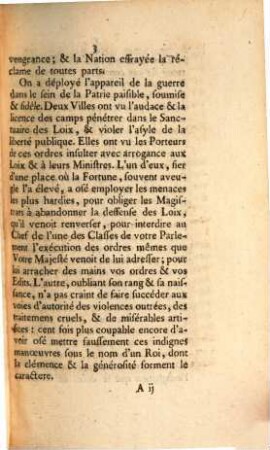 Tres-humbles remontrances du Parlement séant a Dijon sur les mauvais traitemens faits au Parlement séant à Toulouse, Grenoble et a Rouen : Dijon le 14. Fevrier 1764