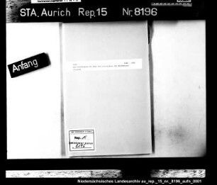 Die Genehmigung der Wahl der Sielrichter der Backemoorer Sielacht