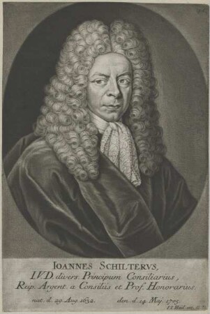 Bildnis des Ioannes Schilterus