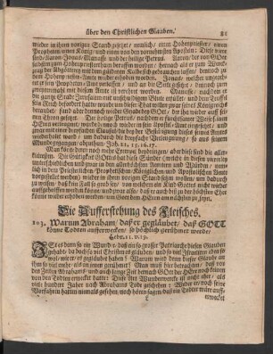 Die Aufferstehung des Fleisches