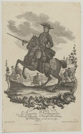 Bildnis des Augustus Ferdinandus, Princeps Borussia