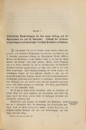 Der Krieg von 1806 und 1807, 3. Der Feldzug in Polen