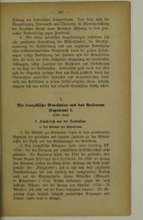 I. Die französische Revolution und das Kaisertum Napoleons I. 1789-1815