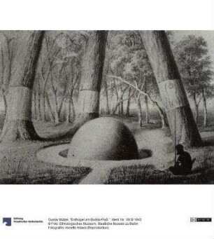 "Erdhügel am Budda-Fluß."