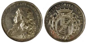 Schleswig-Holstein: Medaille auf Graf Christian von Rantzau