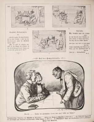 "Ein Gaunerstreich" "Auf der Hochzeitsreise"
