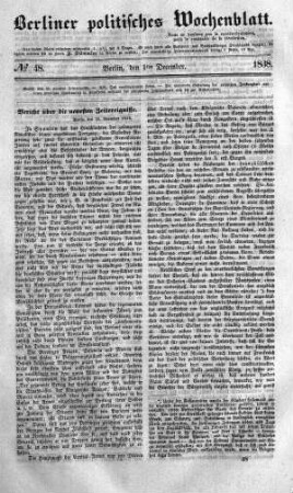 No 48, 1. December 1838