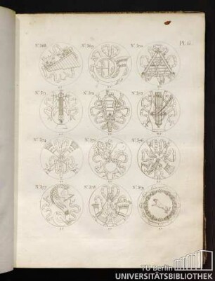 Pl. 6. No. 368, No. 369, No. 370, No. 371, No. 372, No. 373, No. 374, No. 375, No. 376, No. 377, No. 378, 379.