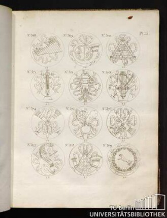 Pl. 6. No. 368, No. 369, No. 370, No. 371, No. 372, No. 373, No. 374, No. 375, No. 376, No. 377, No. 378, 379.