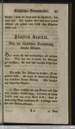 Fünftes Kapitel. Von der künstlichen Vermehrung durchs Ablegen
