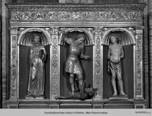 Altar des Heiligen Michael mit Franziskus und Sebastian
