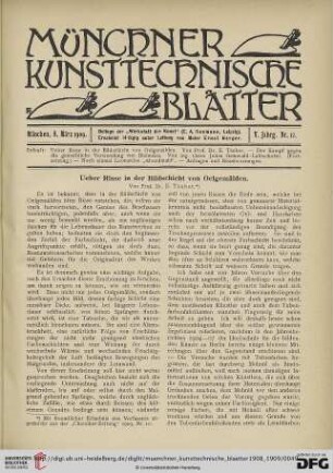 5: Ueber Risse in der Bildschicht von Oelgemälden
