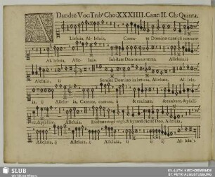 XXXIIII. Alleluia cantate Domino canticum novum