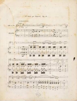 10e solo pour cornet à deux pistons avec acct. de piano