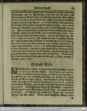 Schluß-Rede