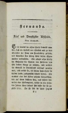 Fünf und Dreyßigster Abschnitt. Neue Kunstgriffe
