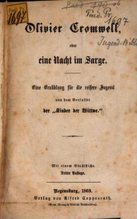 Neue Jugendbibliothek für Unterhaltung, Belehrung und Pflege frommen Sinnes, 9