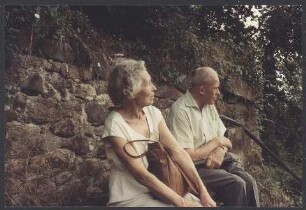 Ilse Flemming und Helmut Boden auf der Rast