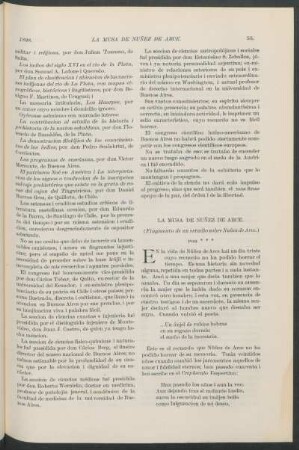 La musa de Nuñez de Arce - (fragmento de un estudio sobre Nuñes de Arce)