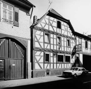 Fachwerkwohnhaus; Groß-Bieberau, Marktstraße 19