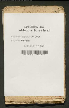 Kaiserliche Belehnung des Erzbischofs Clemens August